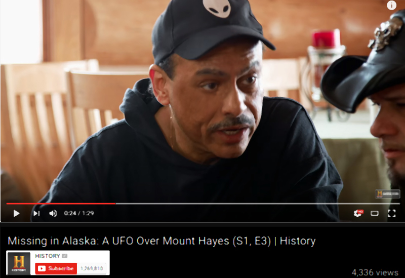 Missing in Alaska A UFO Over Mount Hayes-History